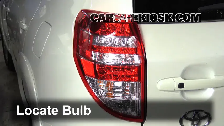 2010 Toyota RAV4 Limited 3.5L V6 Lights Tail Light (replace bulb)